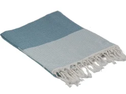 PHLOX 100 x 200 cm Hamamtuch - Honingraat Denim
