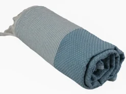 PHLOX 100 x 200 cm Hamamtuch - Honingraat Denim