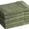 PHLOX Supreme 16 x 21 cm 6er-set Waschlappen - Grün