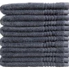 PHLOX Supreme 30 x 50 cm 6er-Set Gästehandtücher - Blau