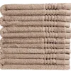 PHLOX Supreme 30 x 50 cm 6er-Set Gästehandtücher - Beige