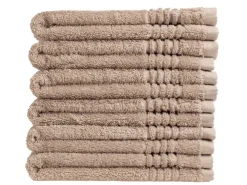 PHLOX Supreme 30 x 50 cm 6er-Set Gästehandtücher - Beige
