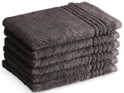 PHLOX Supreme 16 x 21 cm 6er-set Waschlappen - Anthrazit