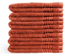 PHLOX Supreme 30 x 50 cm 6er-Set Gästehandtücher - Rot