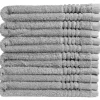 PHLOX Supreme 30 x 50 cm 6er-Set Gästehandtücher - Hell Grau