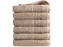 PHLOX Supreme 50 x 100 cm set van 6 handtuch - beige