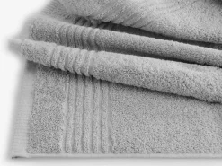 PHLOX Supreme 50 x 100 cm set van 6 handtuch - hell grau