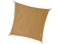 Platinum Coolfit 3,6 x 3,6m quadratisches Sonnensegel - Sand