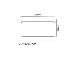 Platinum Coolfit 2,96 x 2,40m Sand Rollo