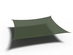 Platinum Coolfit 5x5m quadratisches Sonnensegel - Olive