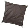 Platinum Coolfit 5x5m quadratisches Sonnensegel - Anthrazit