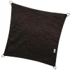 Platinum Coolfit 5x5m quadratisches Sonnensegel - Schwarz