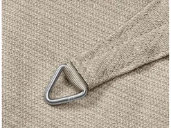Platinum Coolfit 3x4m Rechteck-Sonnensegel - Greige