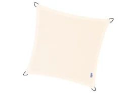 Platinum dreamsail 4x4m quadratisches Sonnensegel - Ecru