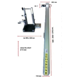 Pollicino Bike Speed Manual Rechts 200 cm Fahrrad Verladehilfe