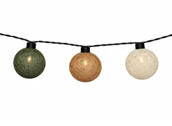 Pro Garden Baumwollkugeln Lichterkette - Multi