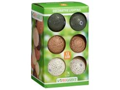 Pro Garden Baumwollkugeln Lichterkette - Multi