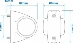 ProPlus 12/24 volt LED Umrissleuchte - Red/white