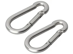 ProPlus Edelstahl Karabinerhaken - 60 mm
