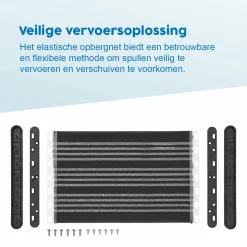 ProPlus Elastisches Aufbewahrungsnetz - 40x26,5 cm