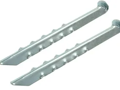 ProPlus halbrunde geriffelte Zeltheringe 30 cm