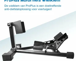 ProPlus Motorrad Radkralle - Black