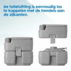 ProPlus Portable Toilette - 42 cm