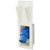 ProPlus rechteckige CEE-Wandsteckdose - White