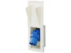 ProPlus rechteckige CEE-Wandsteckdose - White