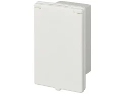 ProPlus rechteckige CEE-Wandsteckdose - White