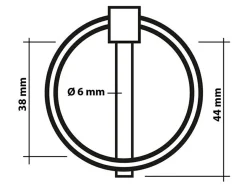 ProPlus Sperrstift - 6 mm