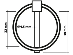 ProPlus Sperrstift - 4,5 mm