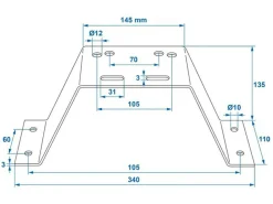 ProPlus universell Ersatzradhalter