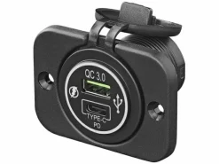 ProPlus 12V USB-Schnellladegerät Typ A USB C Einbaukit