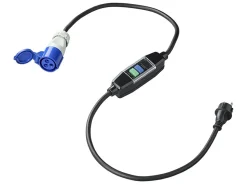 ProPlus von Schuko-Stecker nach CEE Adapterkabel mit Fehlerstromschutzschalter