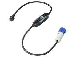 ProPlus von Schuko-Stecker nach CEE Adapterkabel mit Fehlerstromschutzschalter