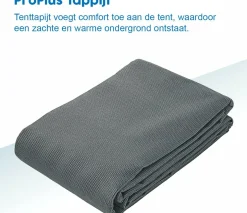 ProPlus Zeltteppich - 200 x 300 cm - Anthracite