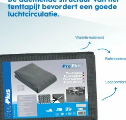 ProPlus Zeltteppich - 300 x 500 cm - Anthracite