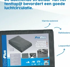 ProPlus Zeltteppich - 250 x 600 cm - Anthracite