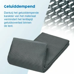 ProPlus Zeltteppich 250 x 400 cm - Anthracite