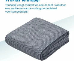 ProPlus Zeltteppich 250 x 450 cm - Blue/White
