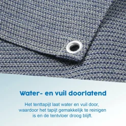 ProPlus Zeltteppich 250 x 450 cm - Blue/White