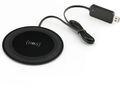 PSQ10C-B Qi Wireless Ladegerät - mit schwarzem Adapter