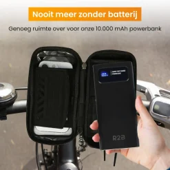 R2B Fahrrad-Handyhalterung + Powerbank 10.000 mAh