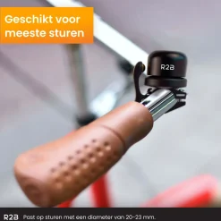 R2B Fahrradklingel - Geeignet für Apple AirTag