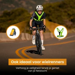 R2B Handyhalterung Joggen + Laufweste mit Beleuchtung
