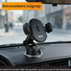 R2B Saugknapf Auto-Handyhalterung