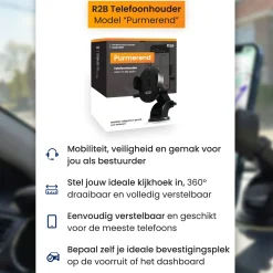 R2B Saugknapf Auto-Handyhalterung