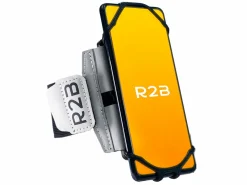 R2B Sportarmband 360 Grad Rotation - bis 6,5 Zoll - Silber