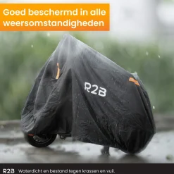 R2B wasserdichte Fahrradabdeckung mit Aufbewahrungstasche - Black